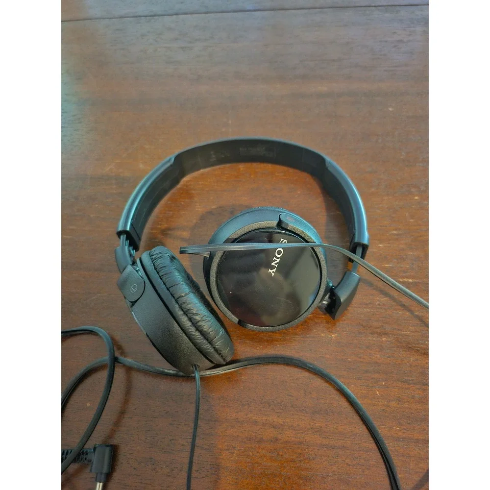 Sony MDR-ZX110 Headphones OS Black Wired On-Ear Folding Stereo